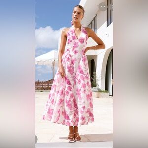Billy J-Bryony Halter Neck Dress